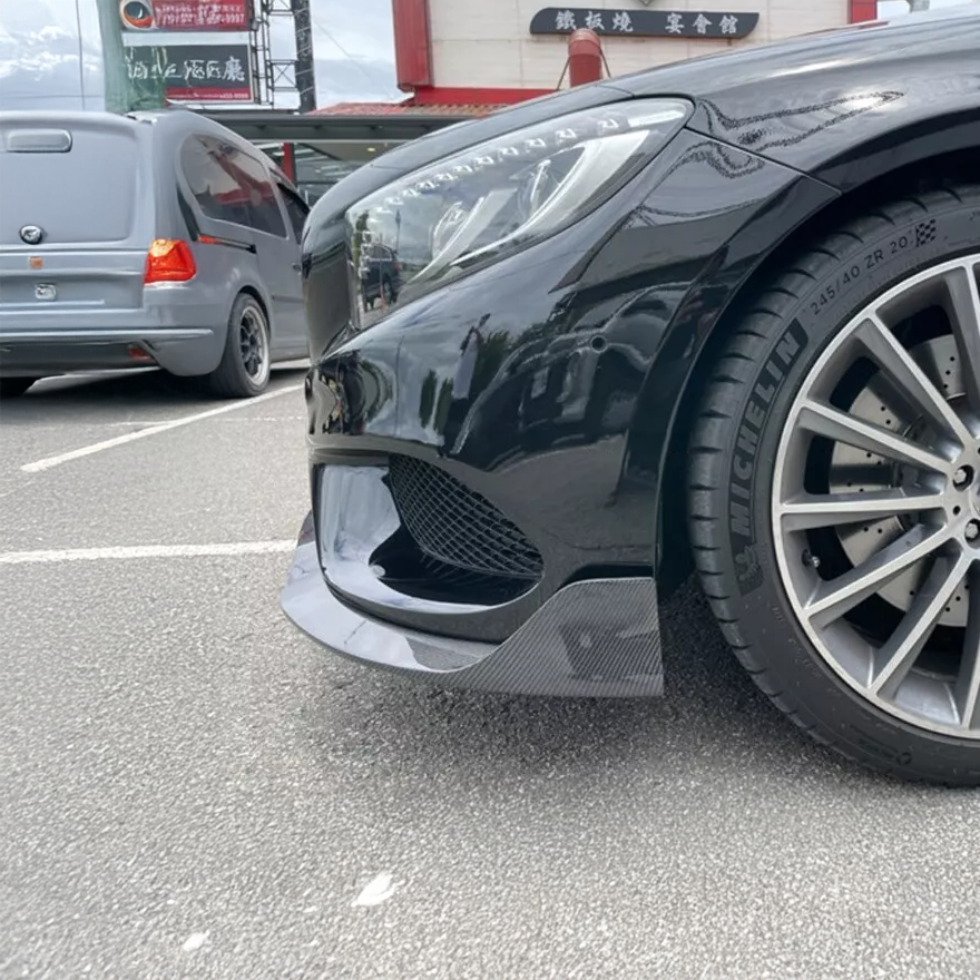 Mercedes Carbon Fiber Brabus Style Front Splitter for W217 PFL