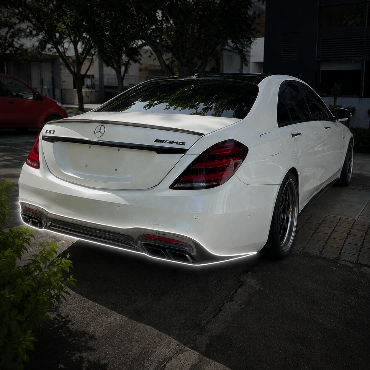 Mercedes Carbon Fiber JSL Style Rear Diffuser for W222 S63 & S65 FL
