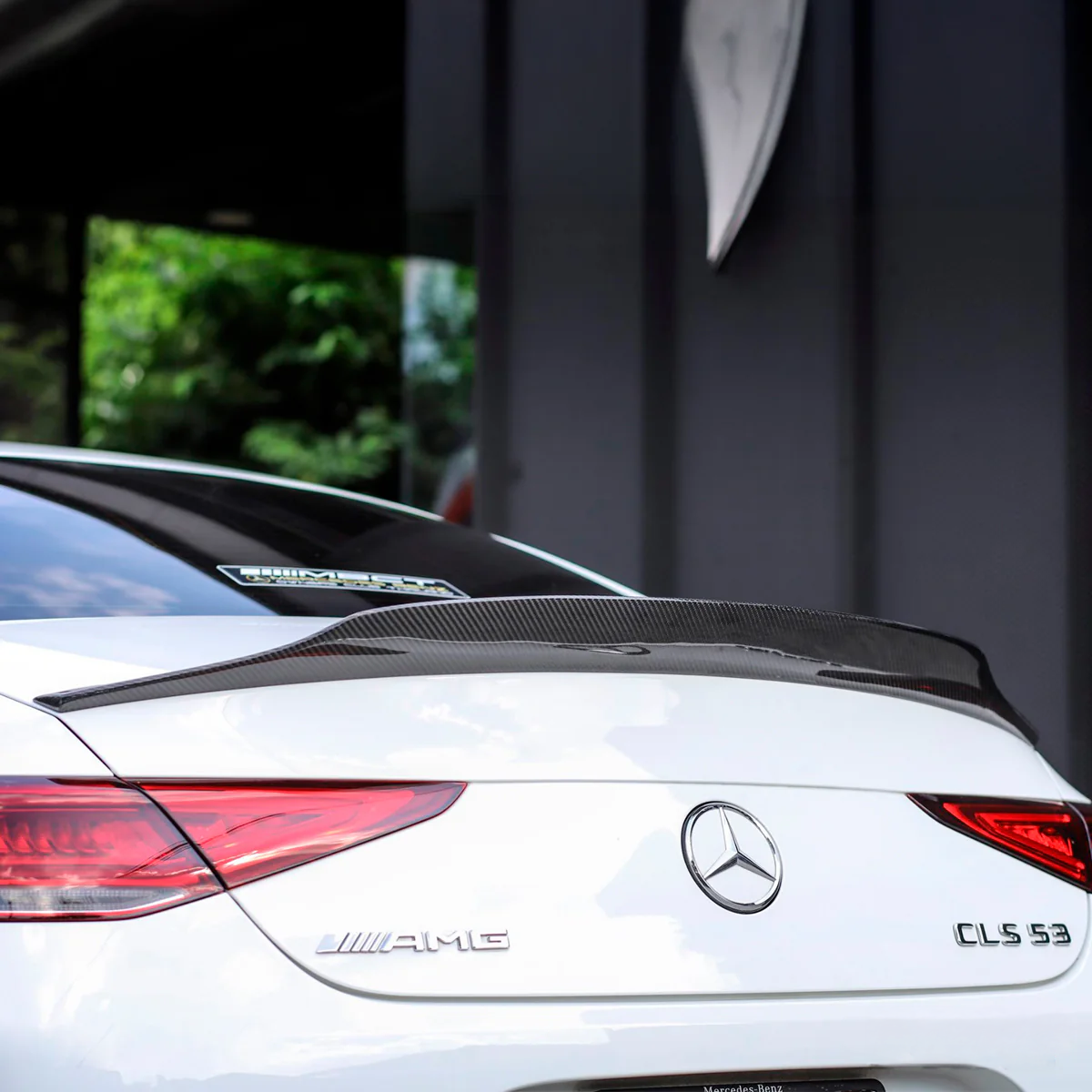 Mercedes Carbon Fiber PSM Style Rear Spoiler for C257 CLS Class