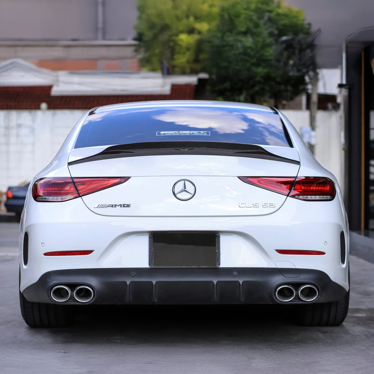 Mercedes Carbon Fiber PSM Style Rear Spoiler for C257 CLS Class