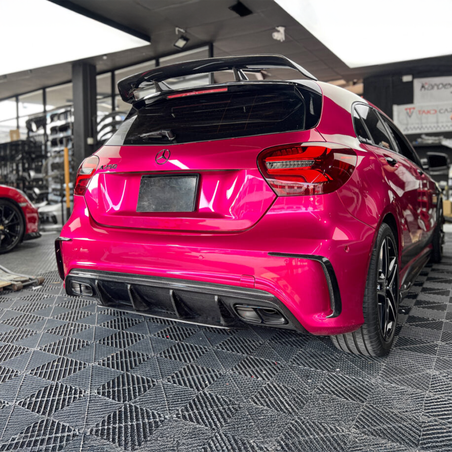 Mercedes Carbon Fiber AMG Style Rear Diffuser for W176 A Class