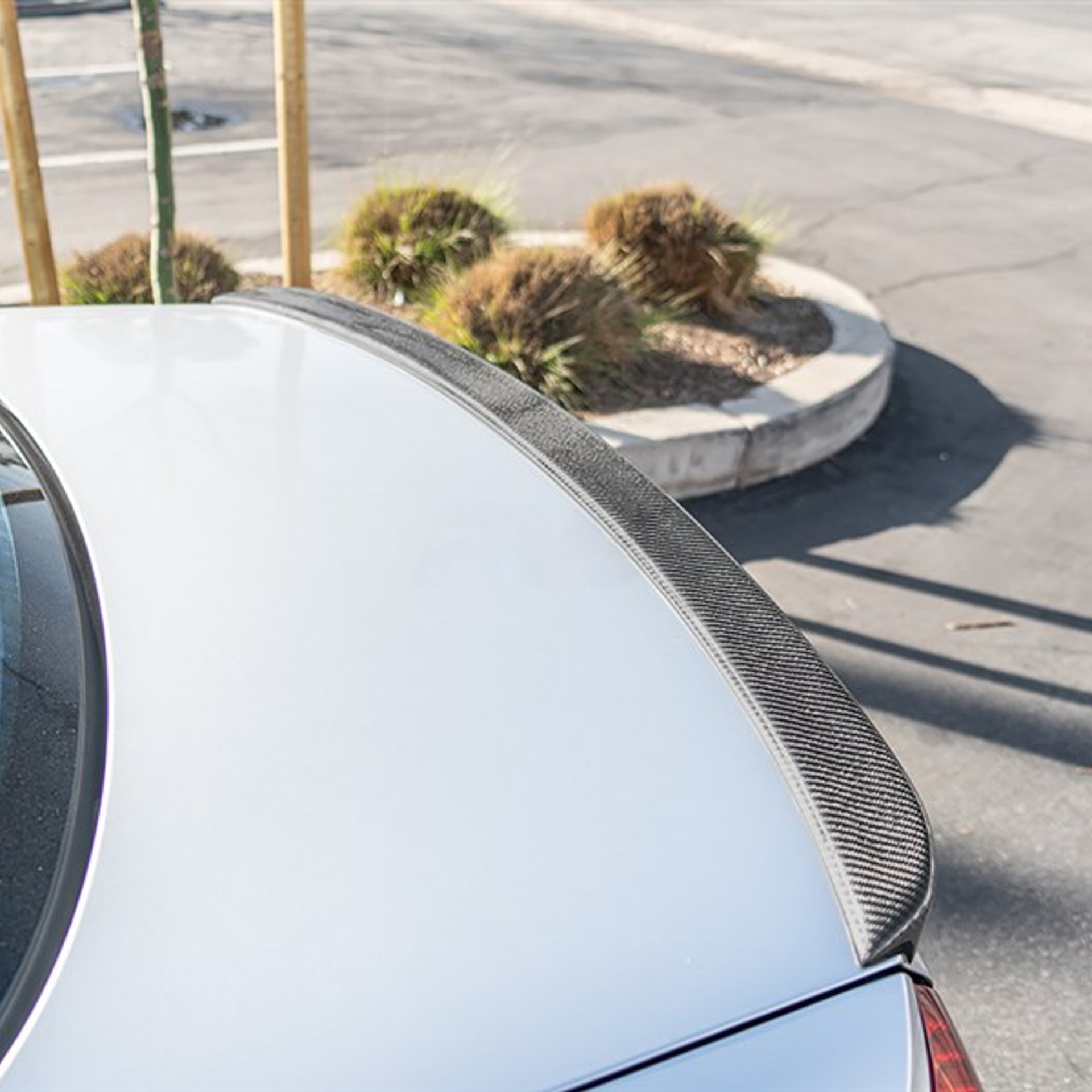 Mercedes Carbon Fiber Rear Spoiler for W211 Sedan