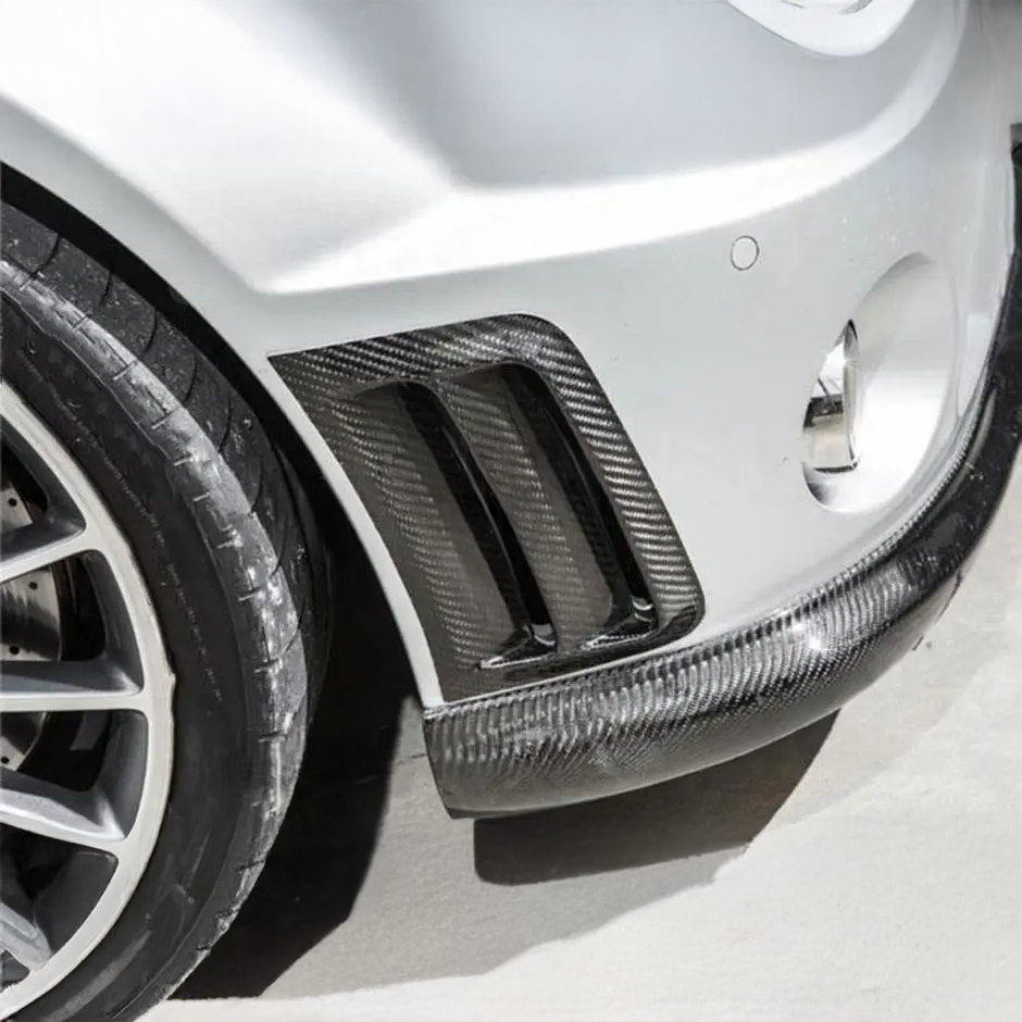 Mercedes Carbon Fiber Front Bumper Air Vent Trim for W204 C63 PFL