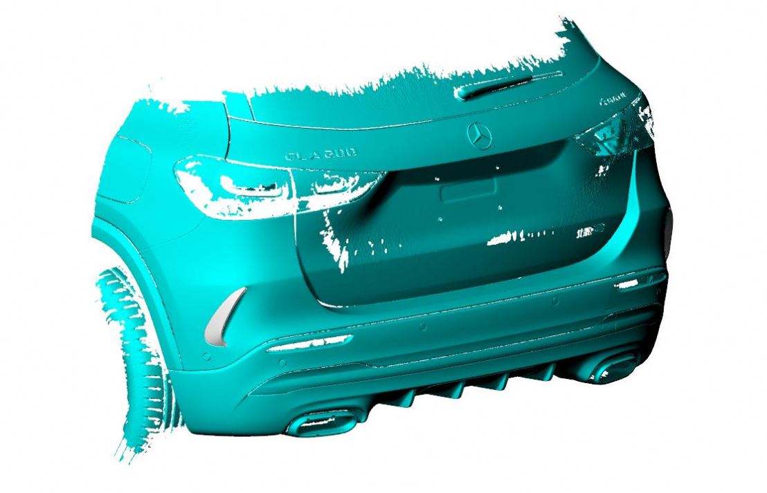 Mercedes Pre-Preg Carbon Fiber Rear Canards for H247 GLA Class