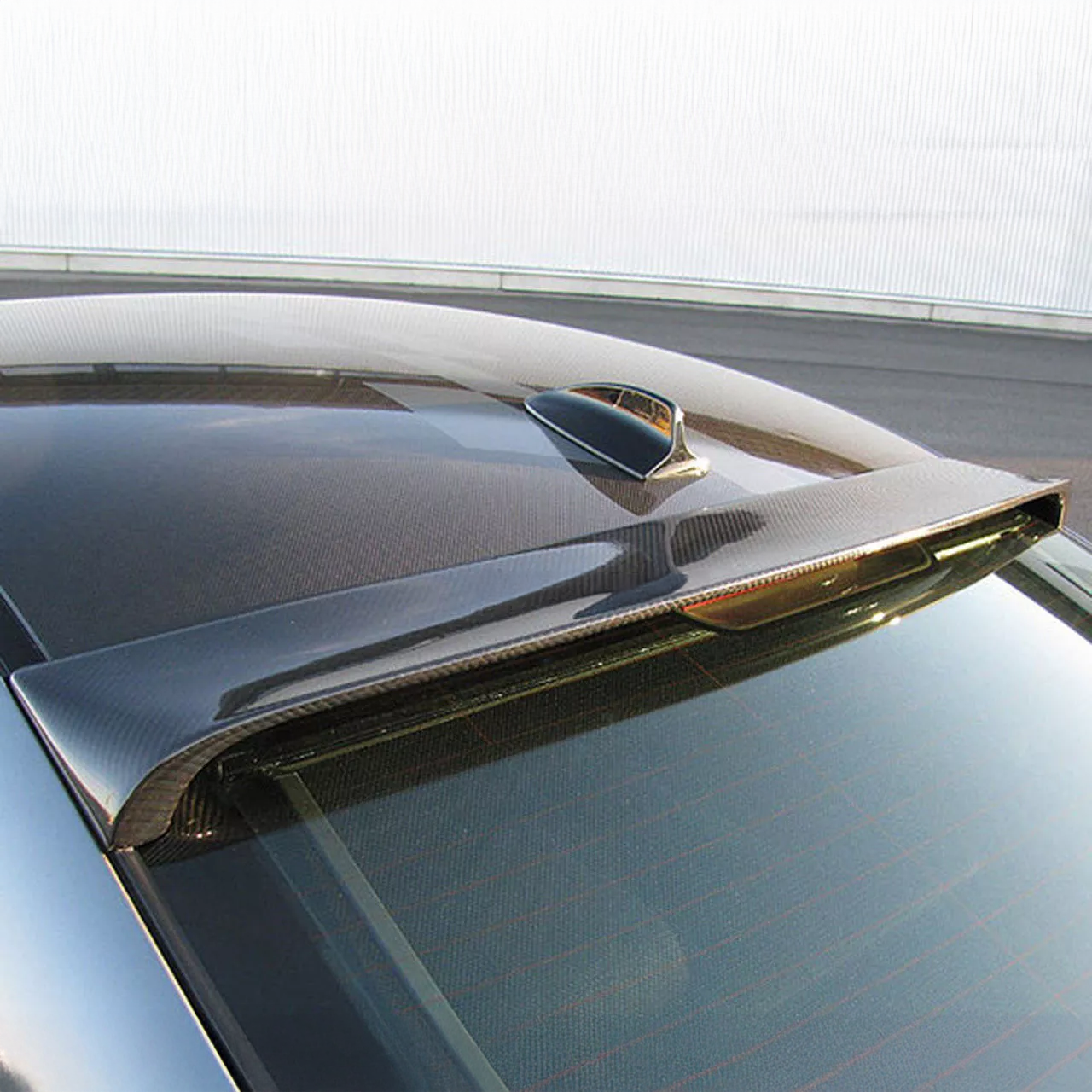 OE Style Rear Roof Spoiler For 2010-2016 Mercedes E-Class W212 – Painted #040 Black