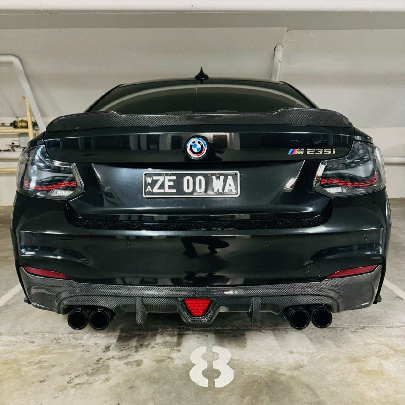 BMW Empero Designs Carbon Fiber Rear Diffuser for F22