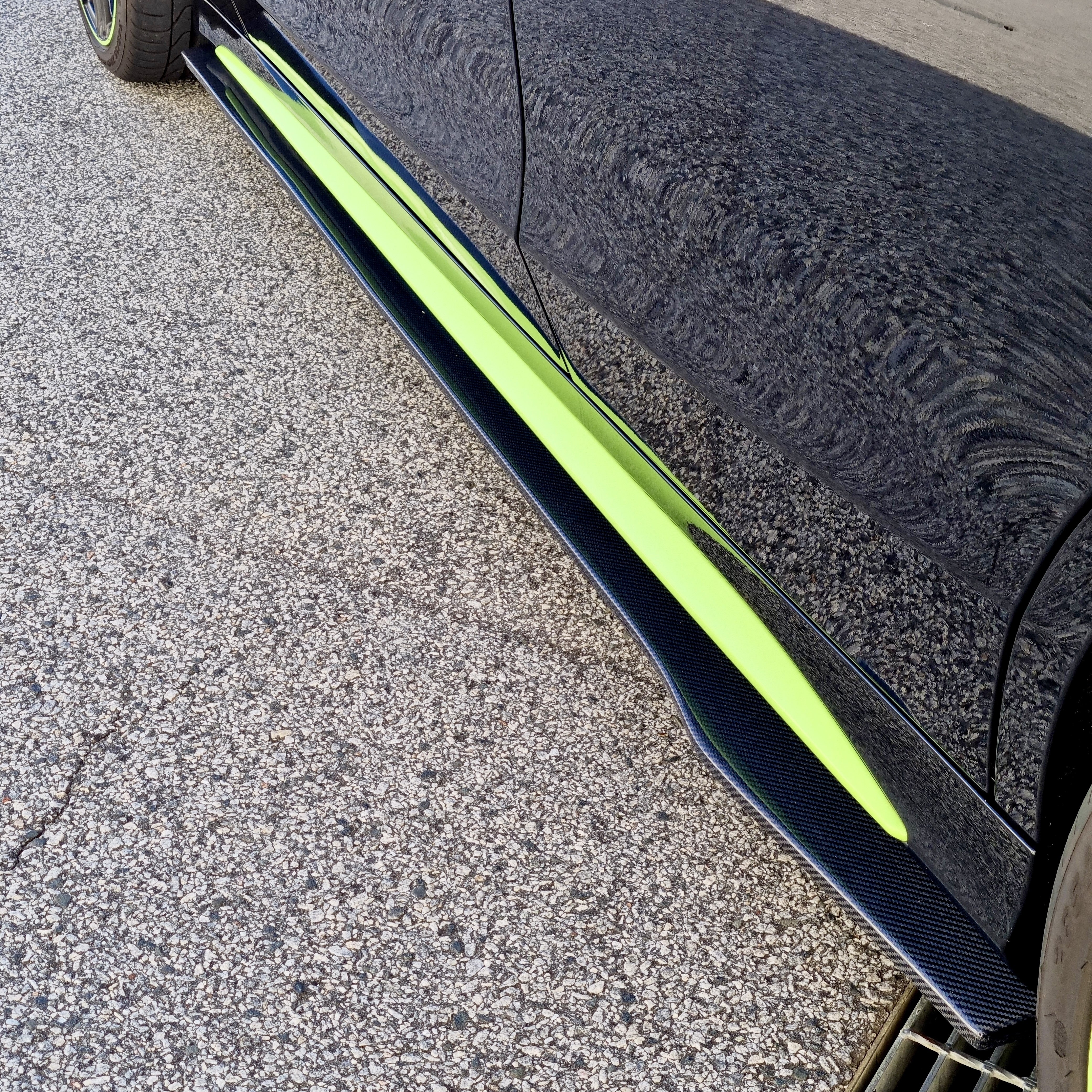 Mercedes Carbon Fiber EEA Designs Side Skirts for W205