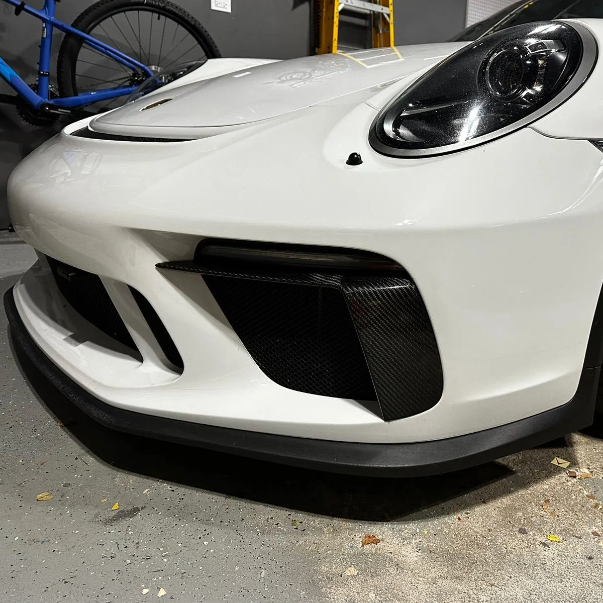 Porsche Pre-Preg Carbon Fiber Front Air Intake Vents for 991 GT3/RS