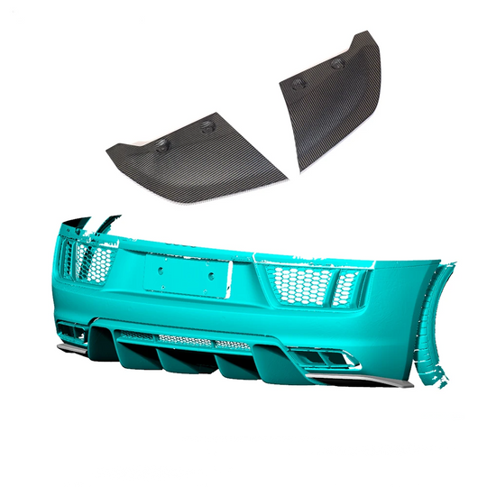 Audi Carbon Fiber EEA Designs Rear Lower Bumper Spats for R8 Gen 2 PFL