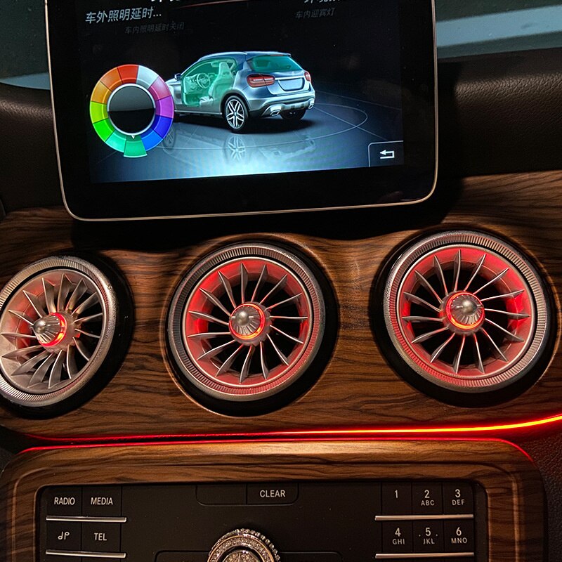 Mercedes Benz EQS Style Ambient Light LED Air Vents EQS Style (2013-2018)