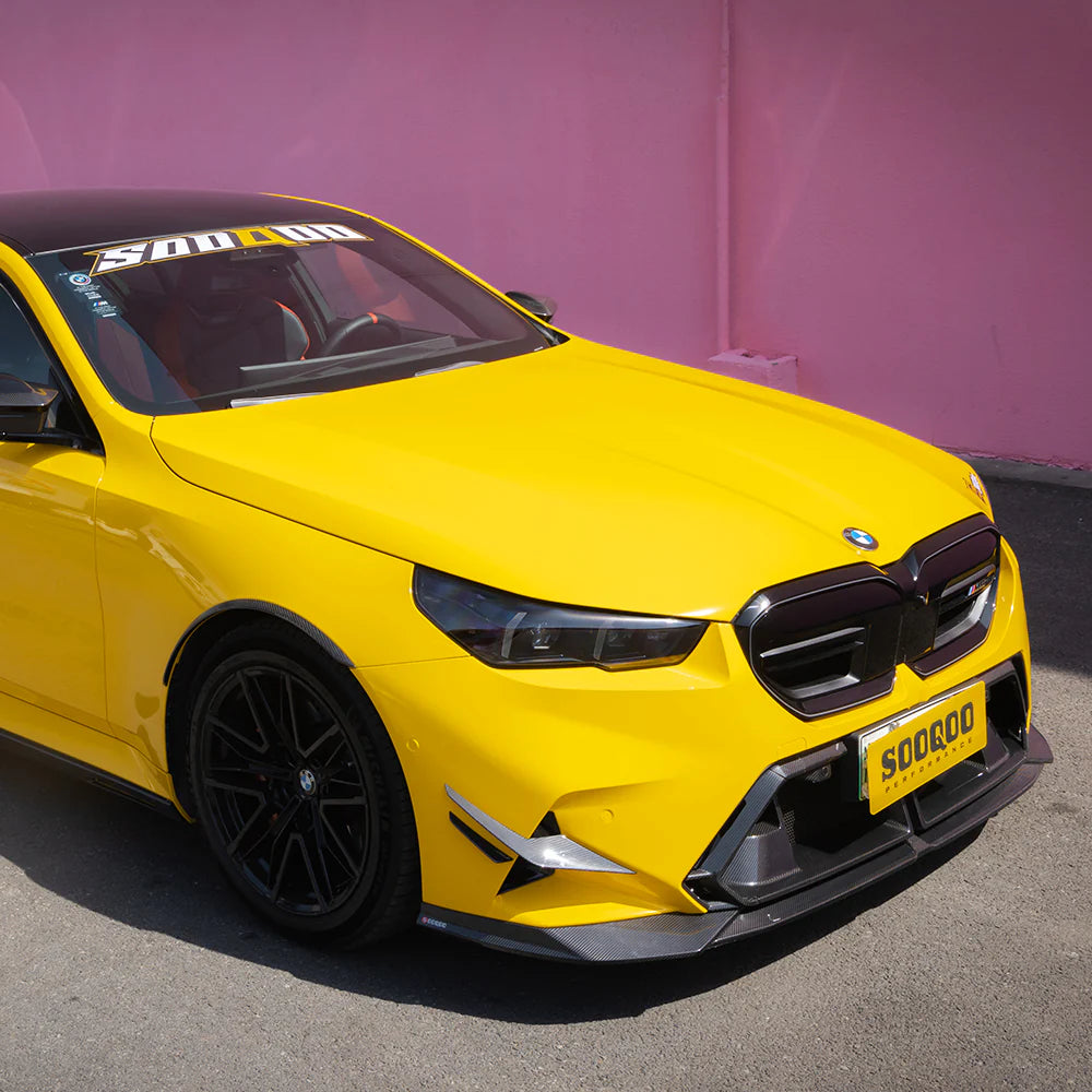 BMW SooQoo Type-A Pre-Preg Carbon Fiber Front Lip for M5 G90 & G99