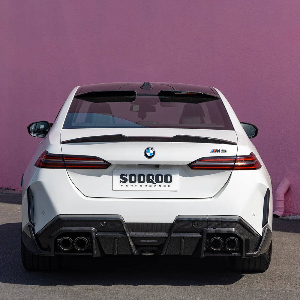 BMW SooQoo Type-B Pre-Preg Carbon Fiber Rear Diffuser for M5 G90 & G99