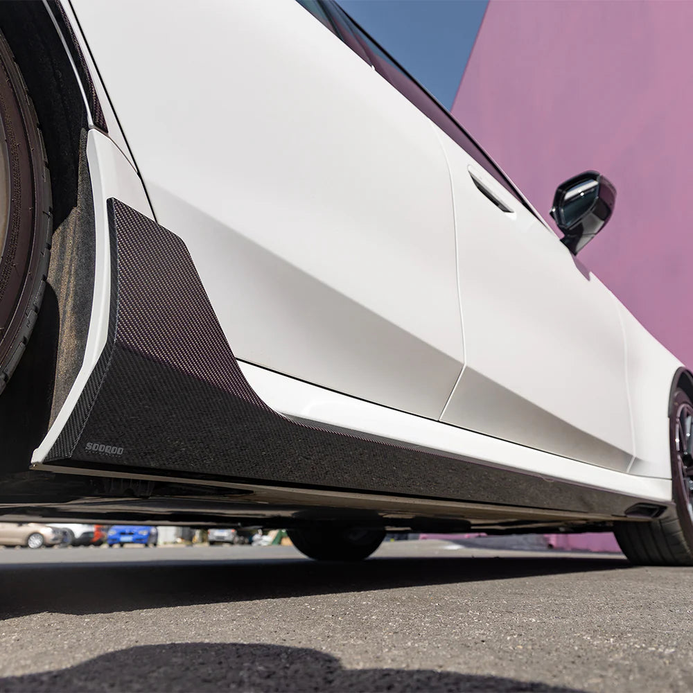 BMW SooQoo Type-B Pre-Preg Carbon Fiber Side Skirt for M5 G90 & G99