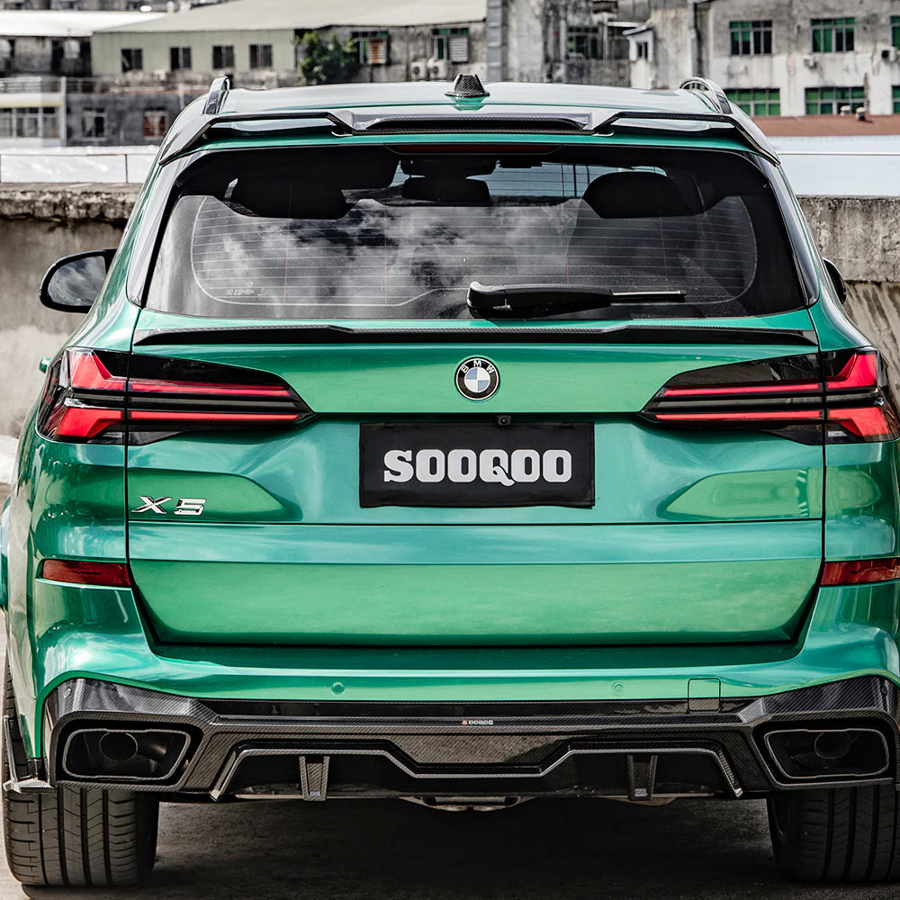 BMW SooQoo Pre-Preg Carbon Fiber Rear Middle Spoiler for X5 G05