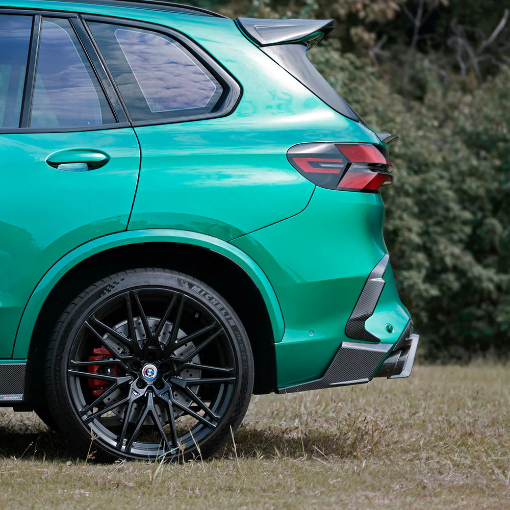 BMW SooQoo Pre-Preg Carbon Fiber Rear Bumper Trim for F95 X5M LCI