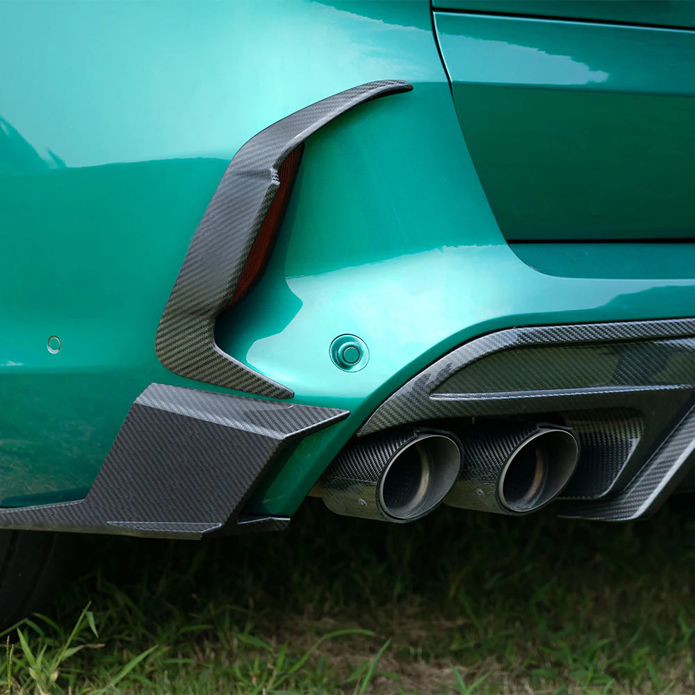 BMW SooQoo Pre-Preg Carbon Fiber Rear Bumper Trim for F95 X5M LCI