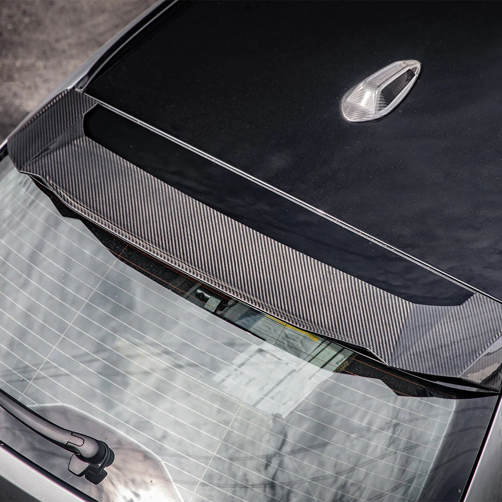 BMW SooQoo Pre-Preg Carbon Fiber Rear Roof Spoiler for G81 M3 Touring