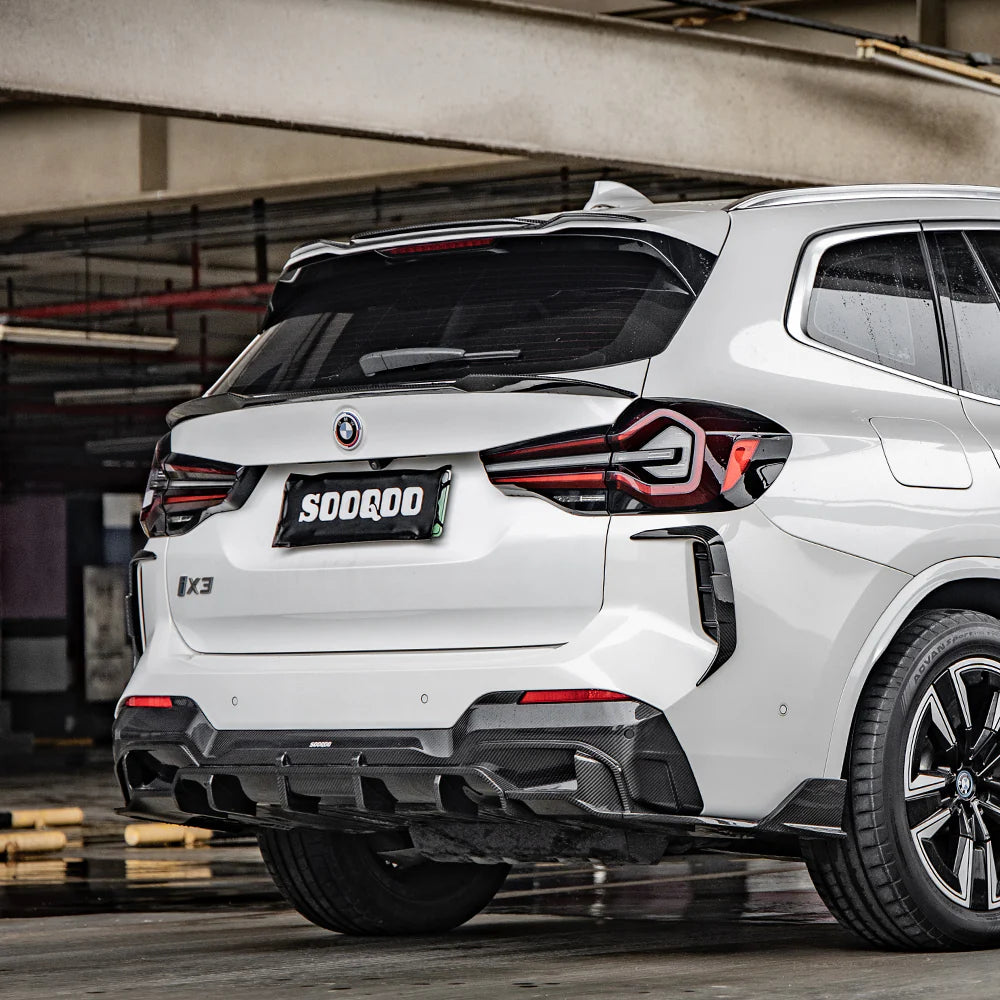 BMW SooQoo Pre-Preg Carbon Fiber Rear Diffuser for G08 iX3