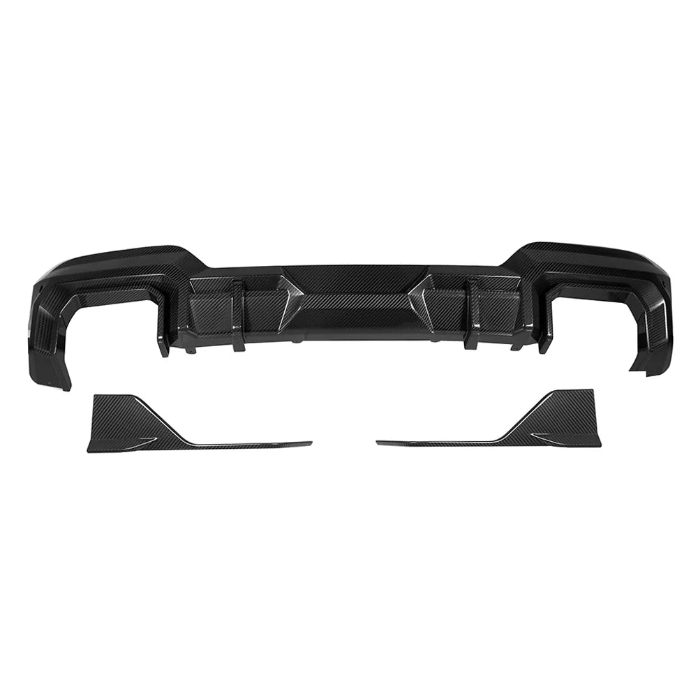 BMW SooQoo Pre-Preg Carbon Fiber Rear Diffuser for X3 G01 M40i LCI