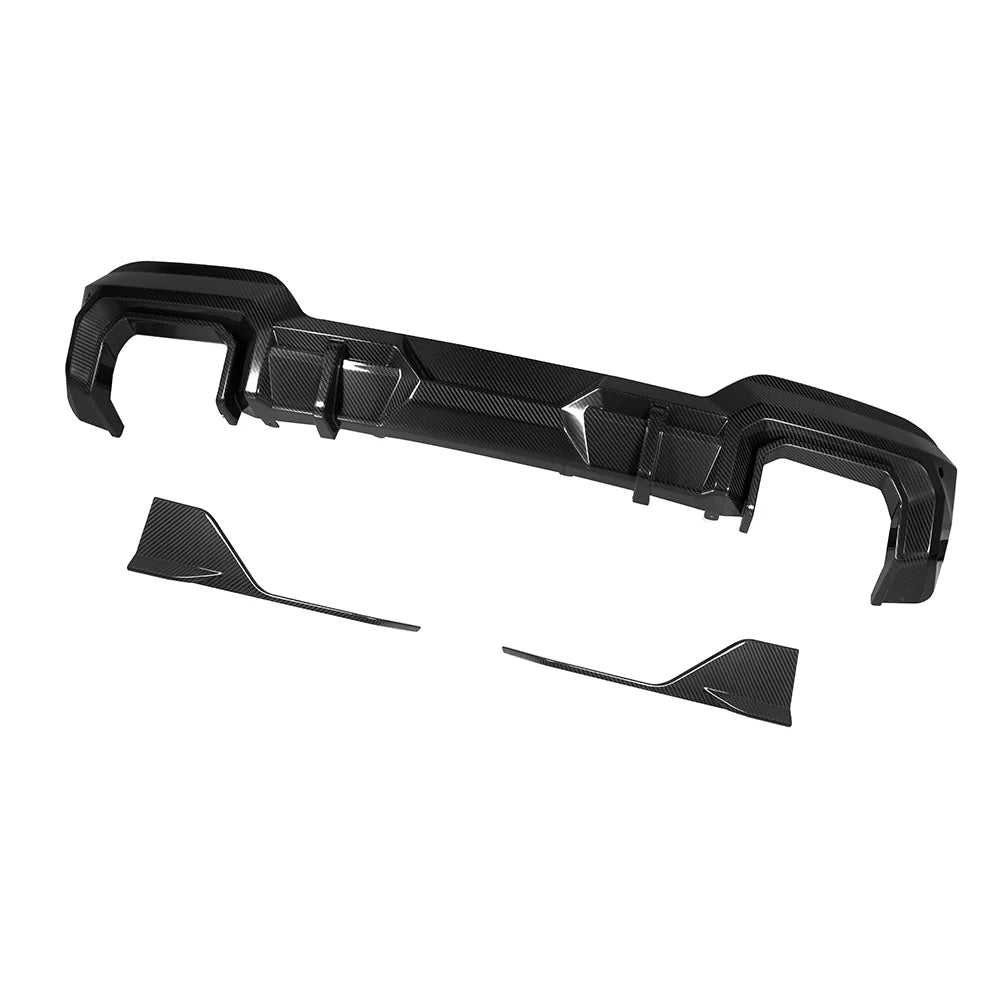 BMW SooQoo Pre-Preg Carbon Fiber Rear Diffuser for X3 G01 M40i LCI