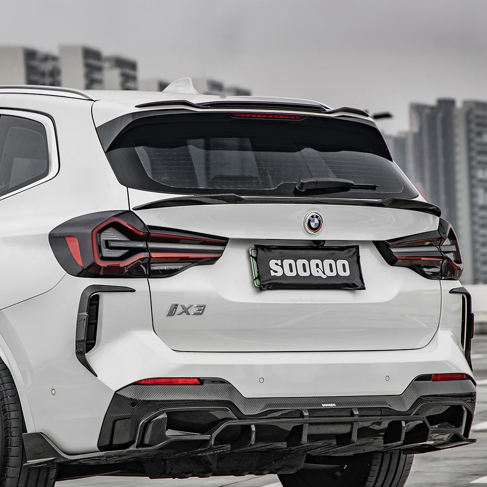 BMW SooQoo Pre-Preg Carbon Fiber Rear Roof Spoiler for X3 G01 & iX3 G08