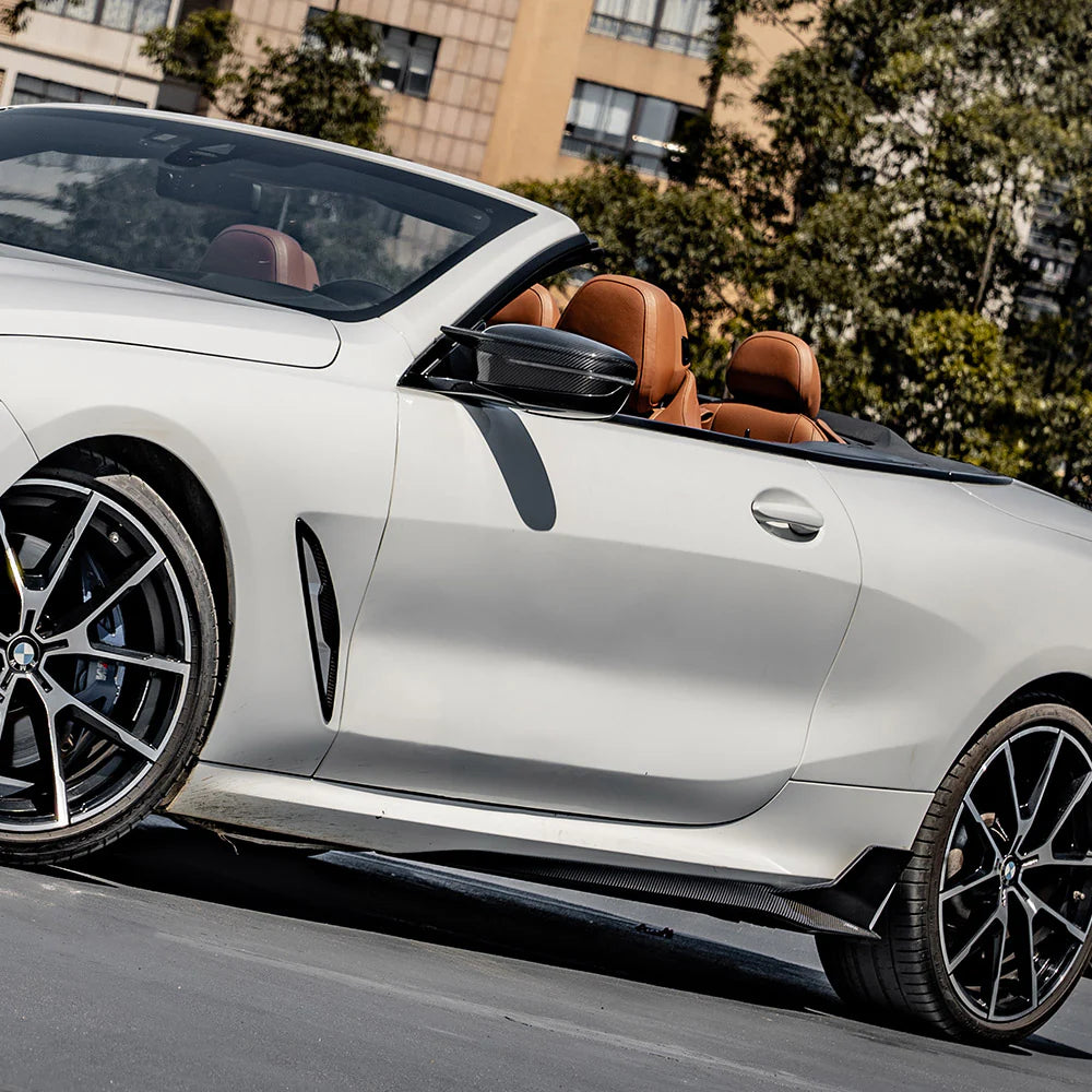 BMW SooQoo Pre-Preg Carbon Fiber Side Skirts for 8 Series G18 & F92 M8