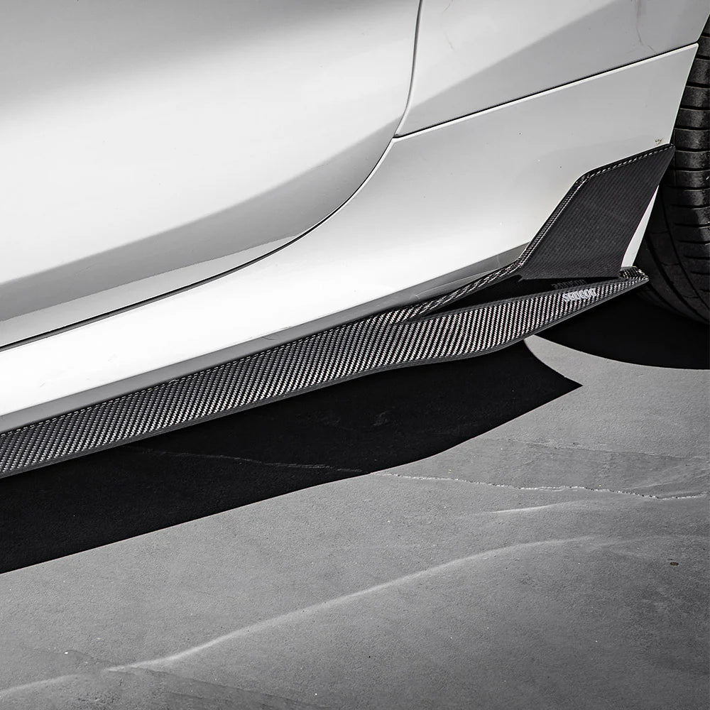 BMW SooQoo Pre-Preg Carbon Fiber Side Skirts for 8 Series G18 & F92 M8