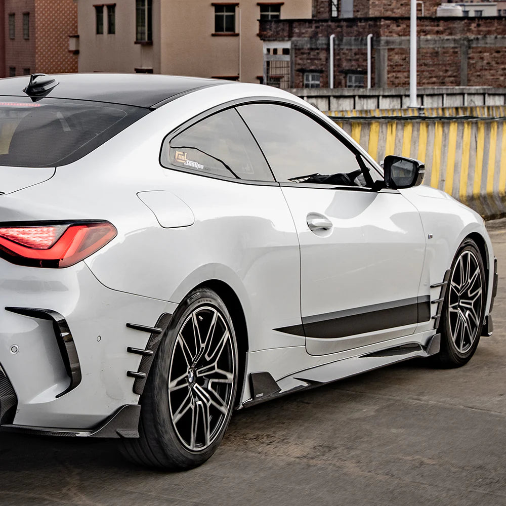 BMW SooQoo Pre-Preg Carbon Fiber Side Skirts for 4 Series G22