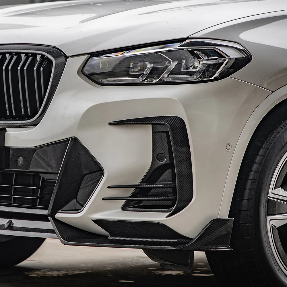 BMW SooQoo Pre-Preg Carbon Fiber Front Vent Trim for iX3 & X3 G01 & X4 G02 LCI