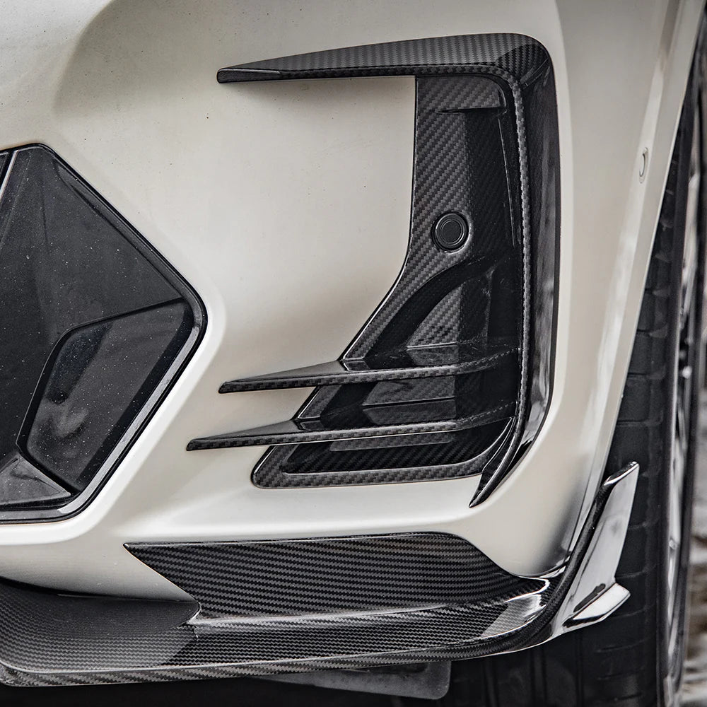 BMW SooQoo Pre-Preg Carbon Fiber Front Vent Trim for iX3 & X3 G01 & X4 G02 LCI