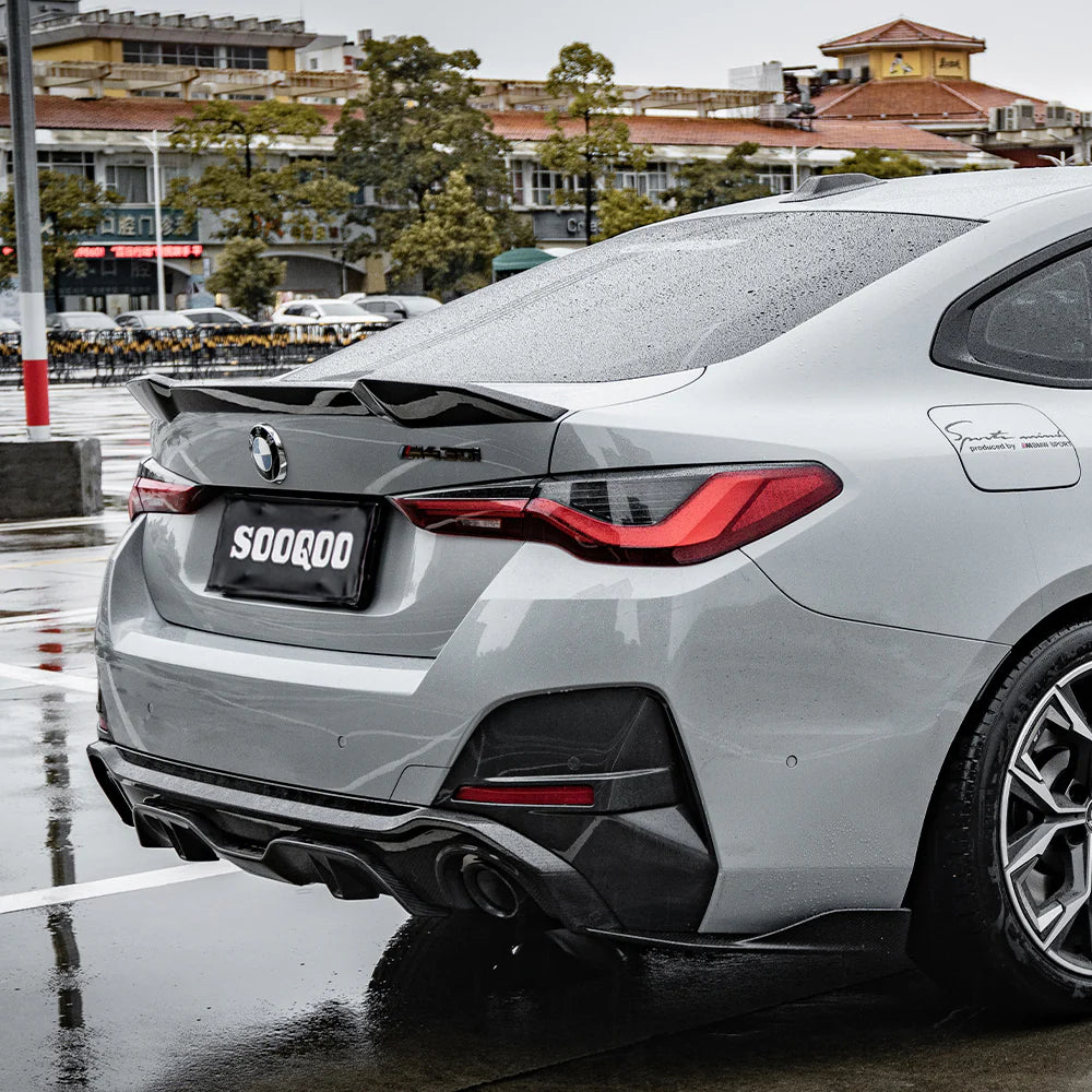 BMW SooQoo Pre-Preg Carbon Fiber Diffuser for 4 Series G26 Gran Coupe