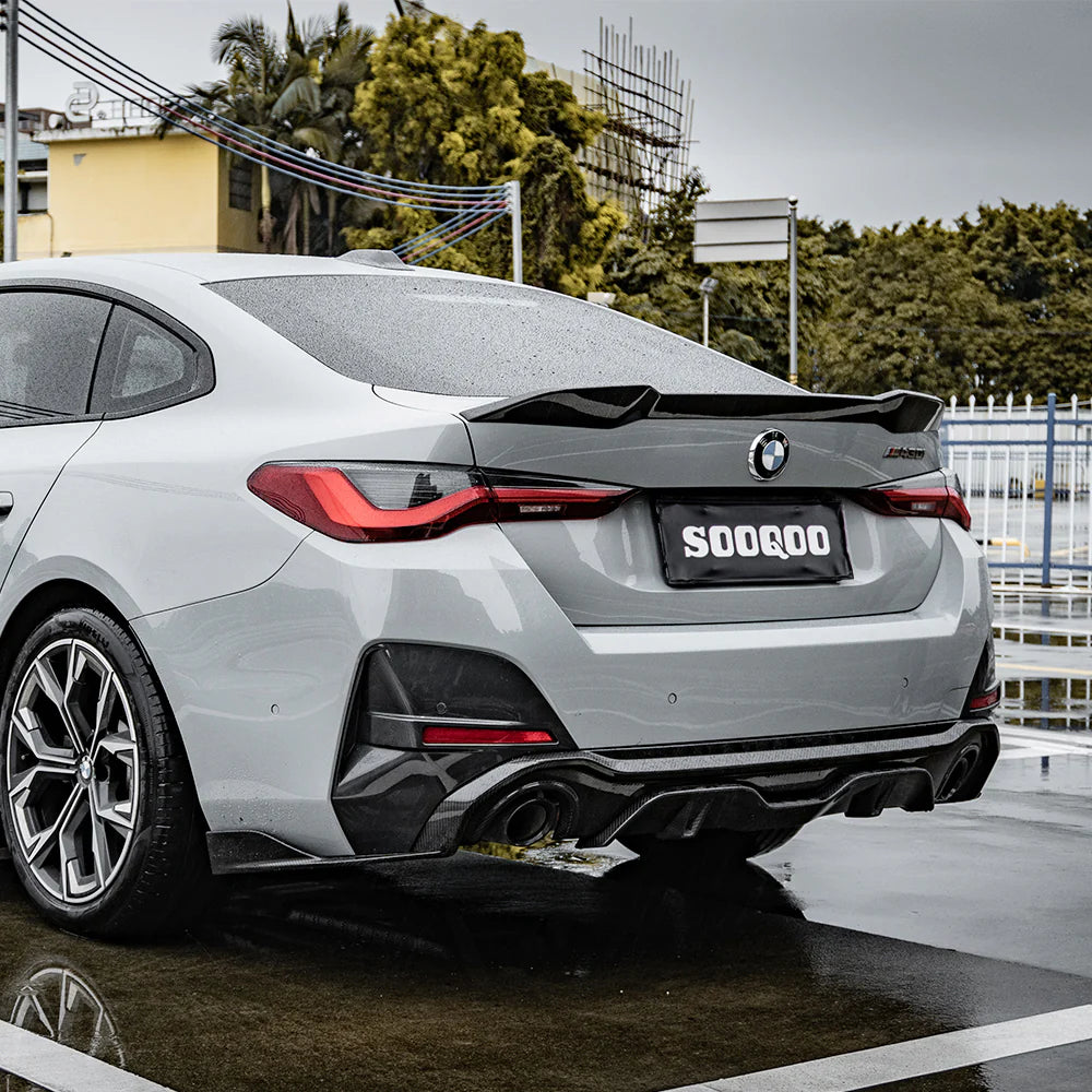 BMW SooQoo Pre-Preg Carbon Fiber Diffuser for 4 Series G26 Gran Coupe