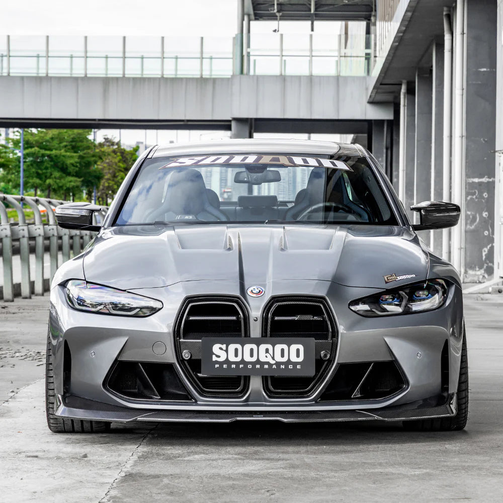 BMW SooQoo Type-B Pre-Preg Carbon Fiber Front Splitter for M3 G80 & M4 G82