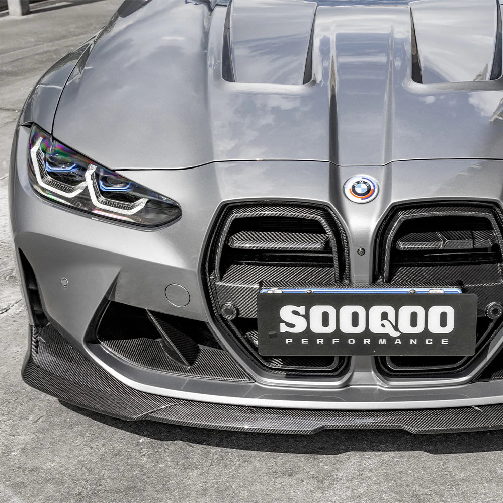 BMW SooQoo Type-B Pre-Preg Carbon Fiber Front Splitter for M3 G80 & M4 G82