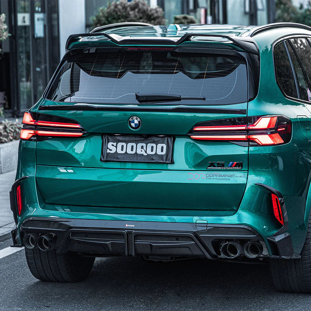 BMW SooQoo Pre-Preg Carbon Fiber Rear Diffuser for F95 X5M LCI