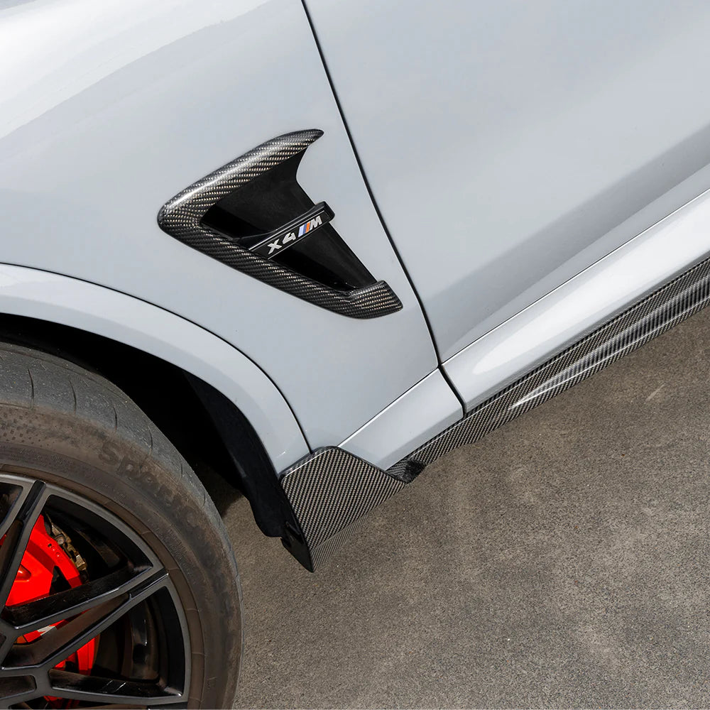 BMW SooQoo Type-B Pre-Preg Carbon Fiber Side Skirts for G01 & G02 & X3M F97 & X4M F98