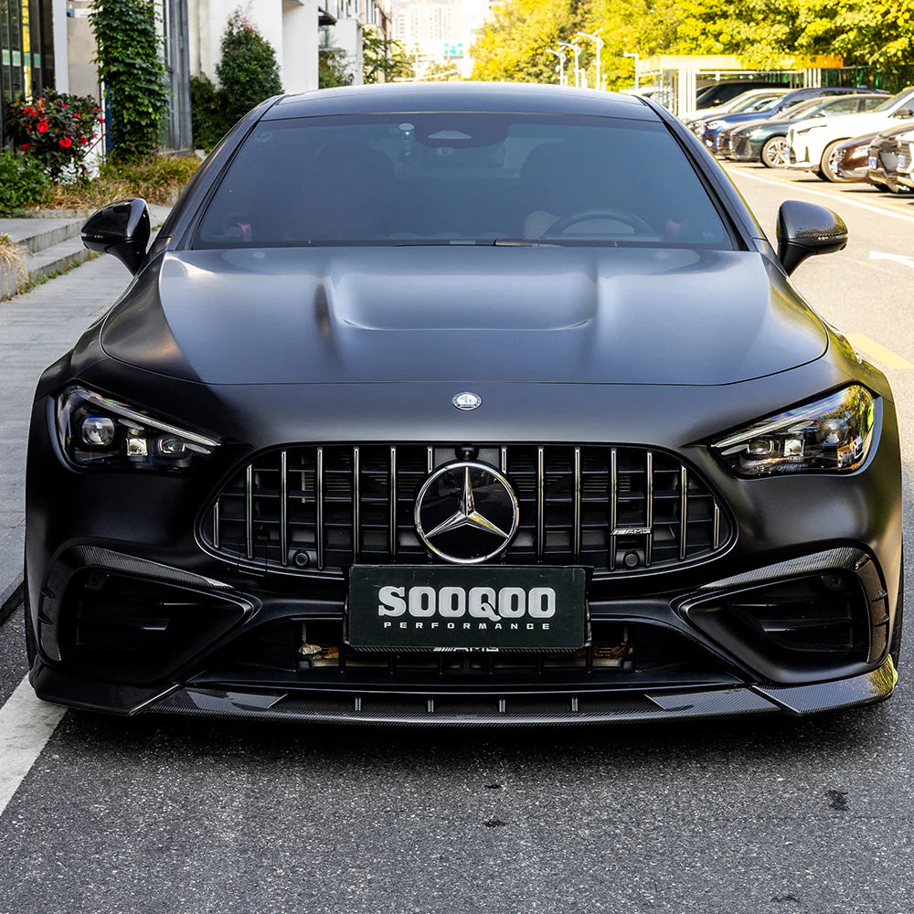 Mercedes SooQoo Pre-Preg Carbon Fiber Front Splitter for C236 CLE53