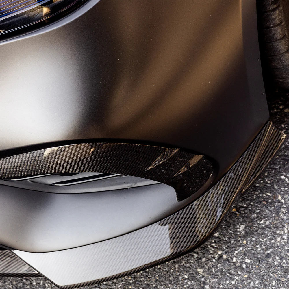 Mercedes SooQoo Pre-Preg Carbon Fiber Front Splitter for C236 CLE53