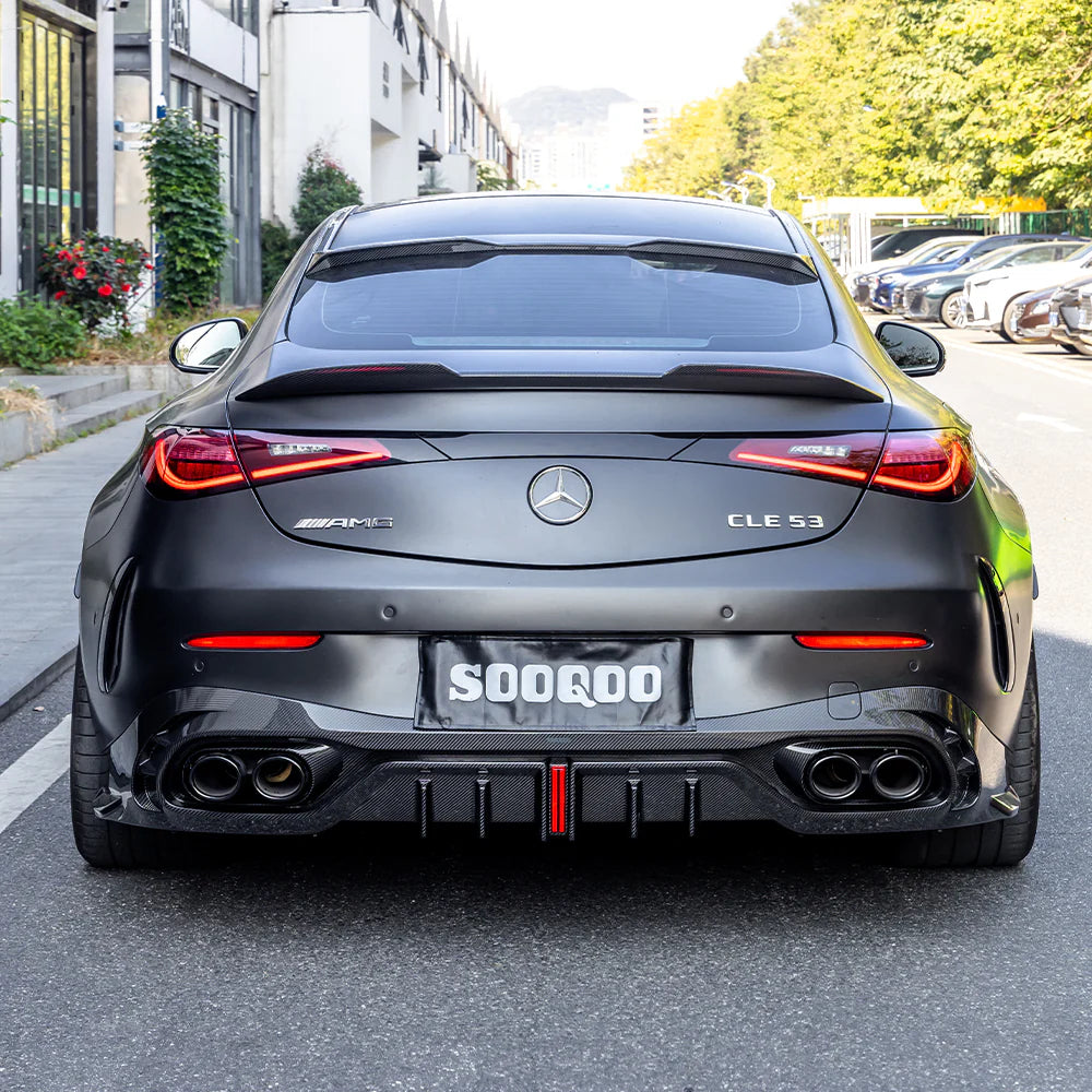 Mercedes SooQoo Pre-Preg Carbon Fiber Rear Diffuser for C236 CLE53