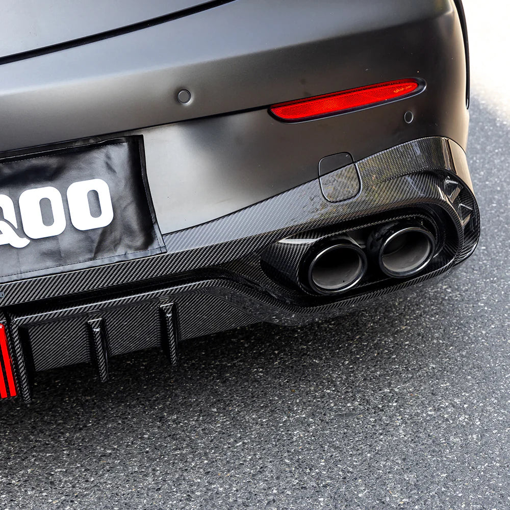 Mercedes SooQoo Pre-Preg Carbon Fiber Rear Diffuser for C236 CLE53