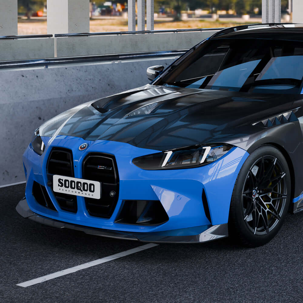 BMW SooQoo Pre-Preg Carbon Fiber Hood for G80/G81 M3 & G82/G83 M4