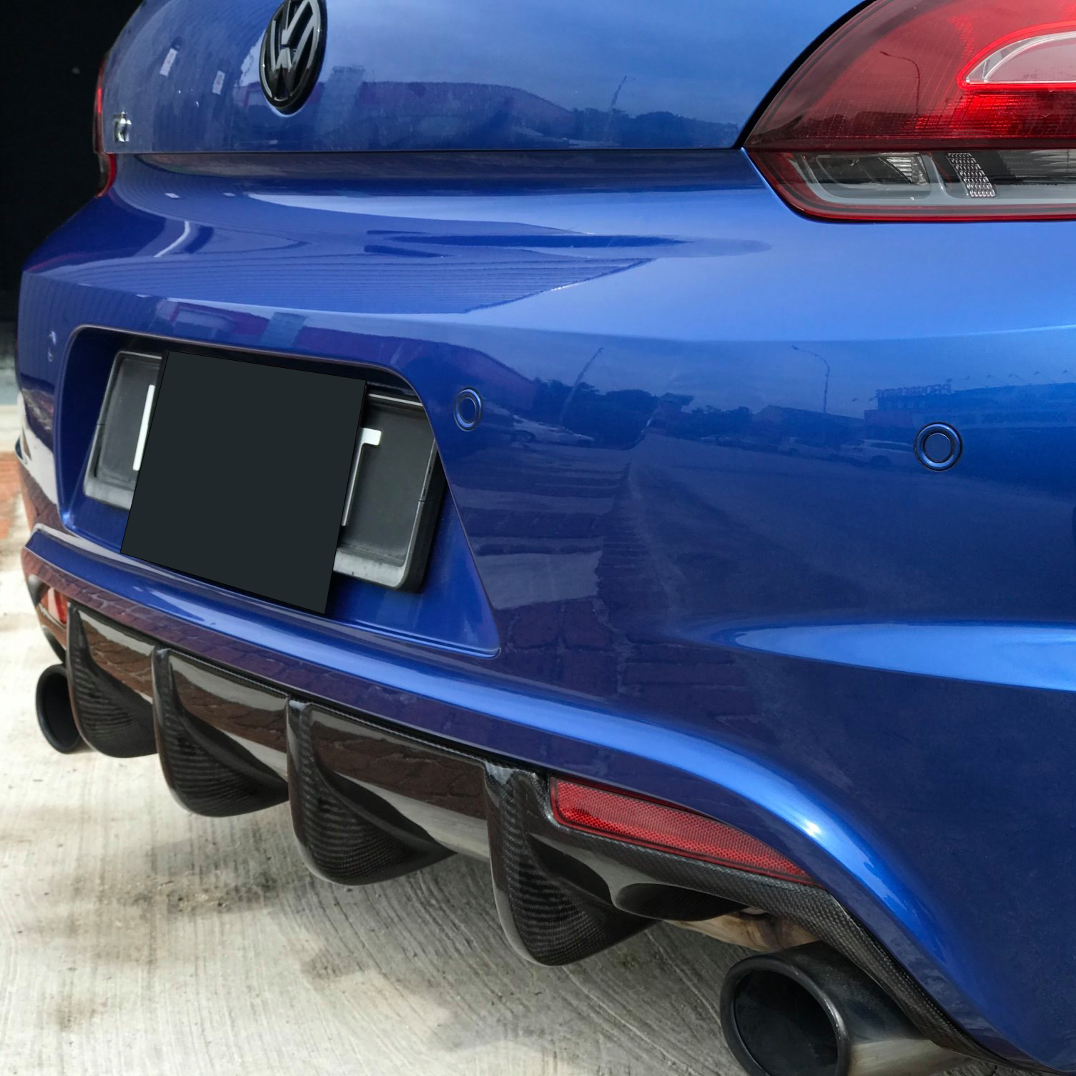 Volkswagen Carbon Fiber Rear Diffuser for Scirocco 1S