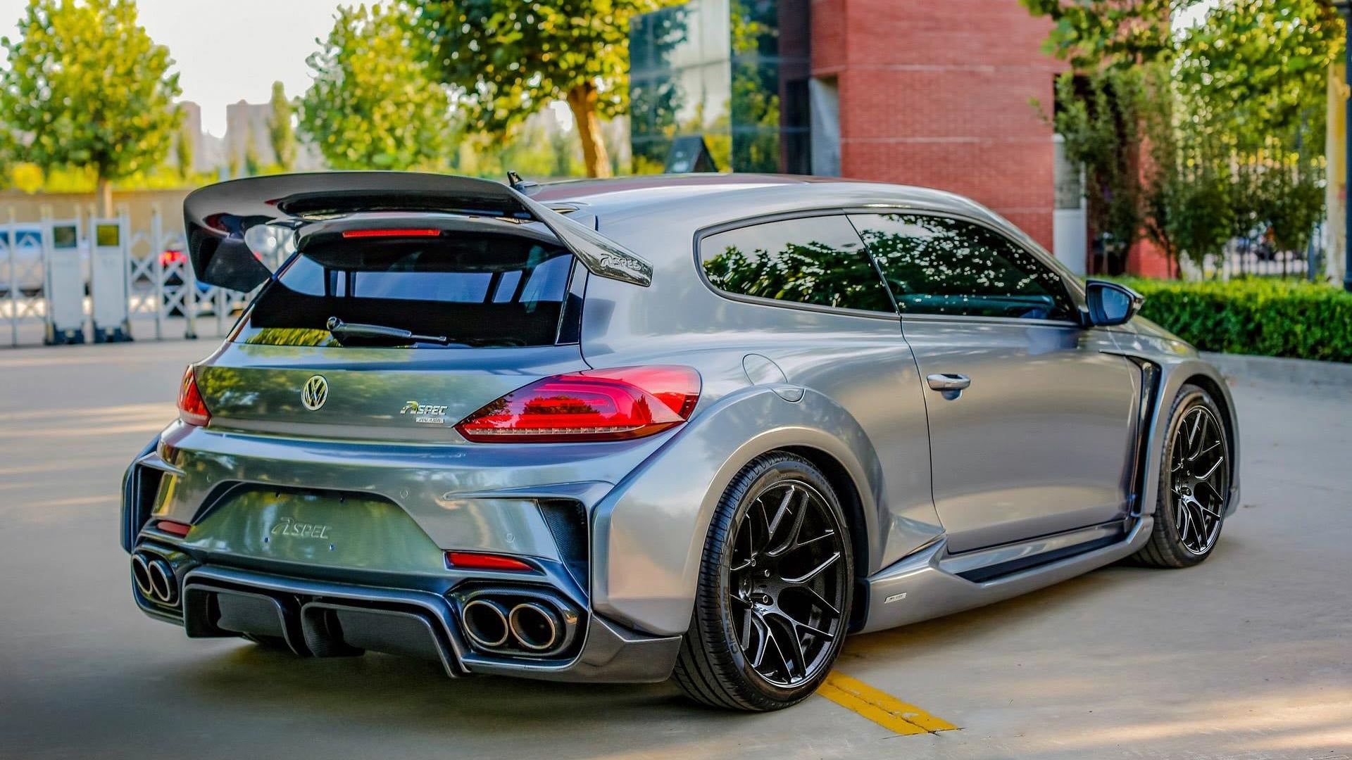 Volkswagen Carbon Fiber Aspec Style Widebody Kit for Scirocco 1S