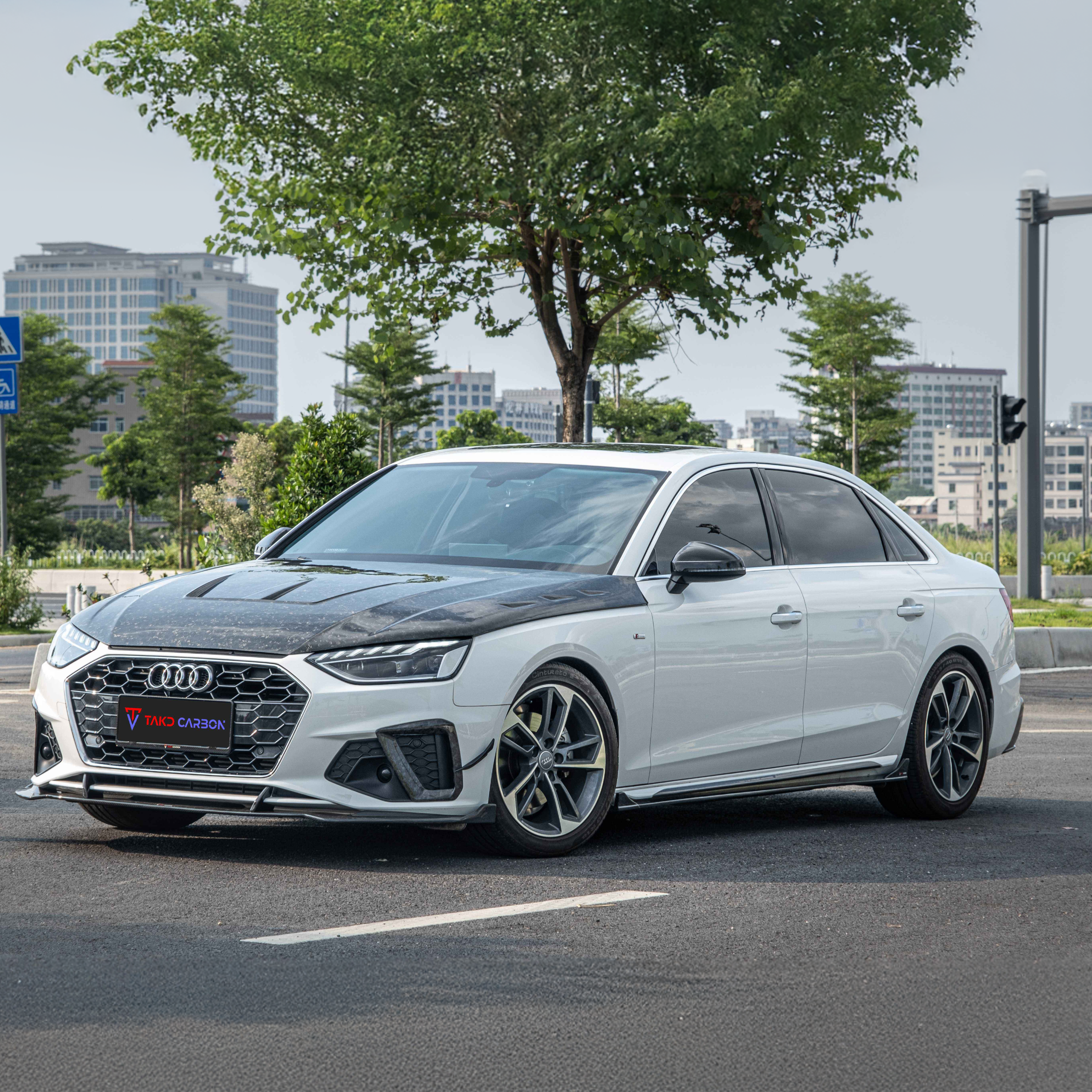 Audi TAKD Pre-Preg Carbon Fiber Side Skirts For B9.5 S4 & A4