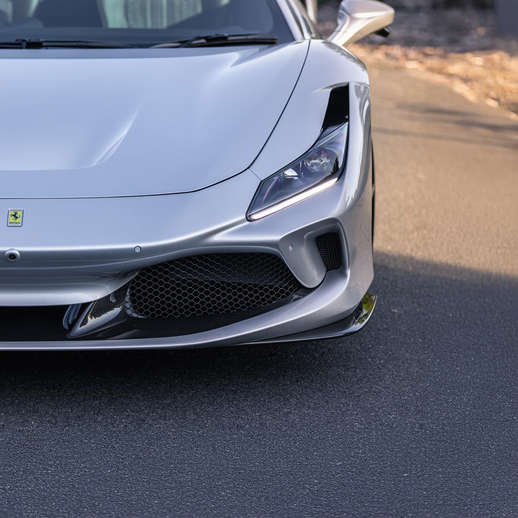 Ferrari Pre-Preg Carbon Fiber OEM Style Front Splitters for F8