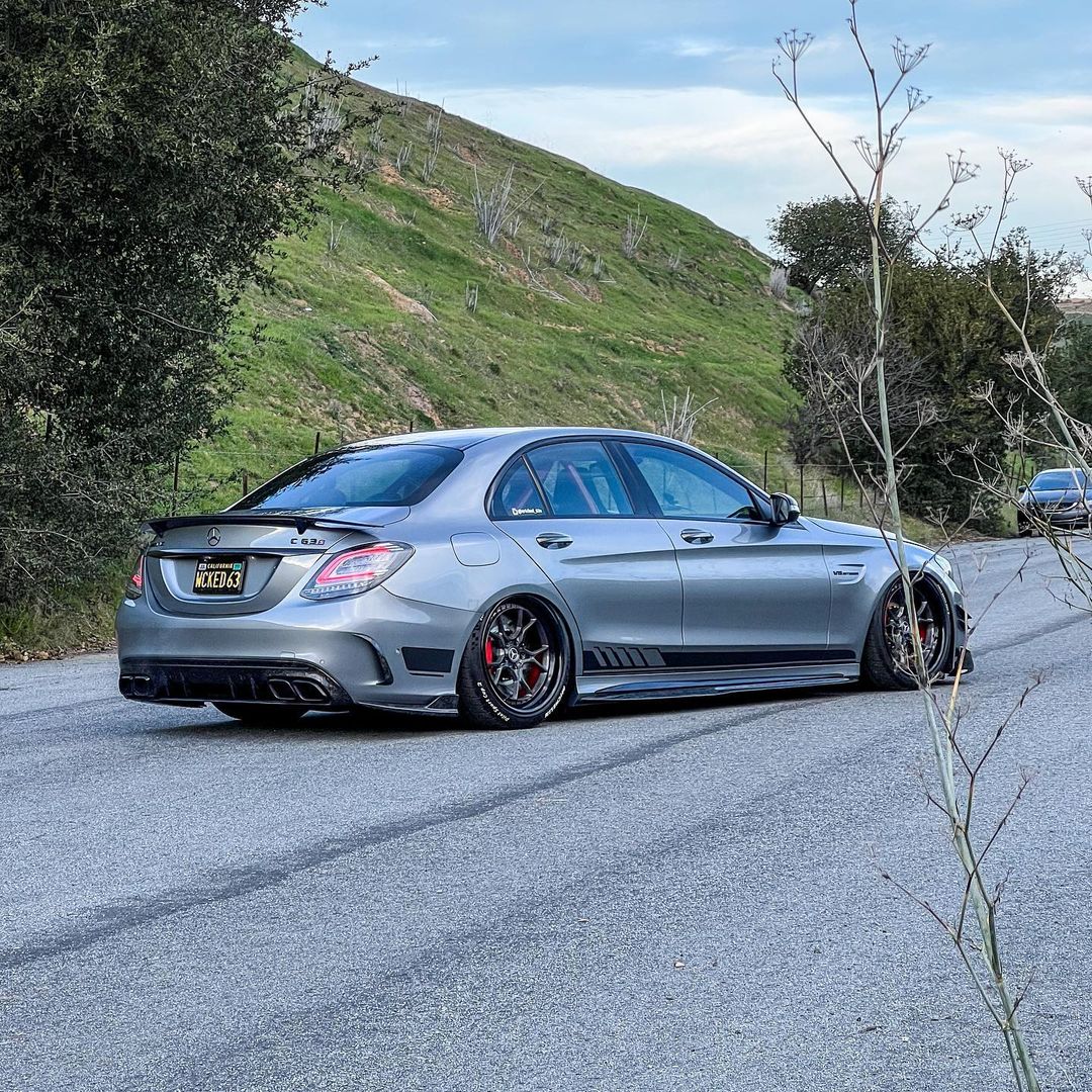 Mercedes Forged Carbon Fiber Side Skirts for W205