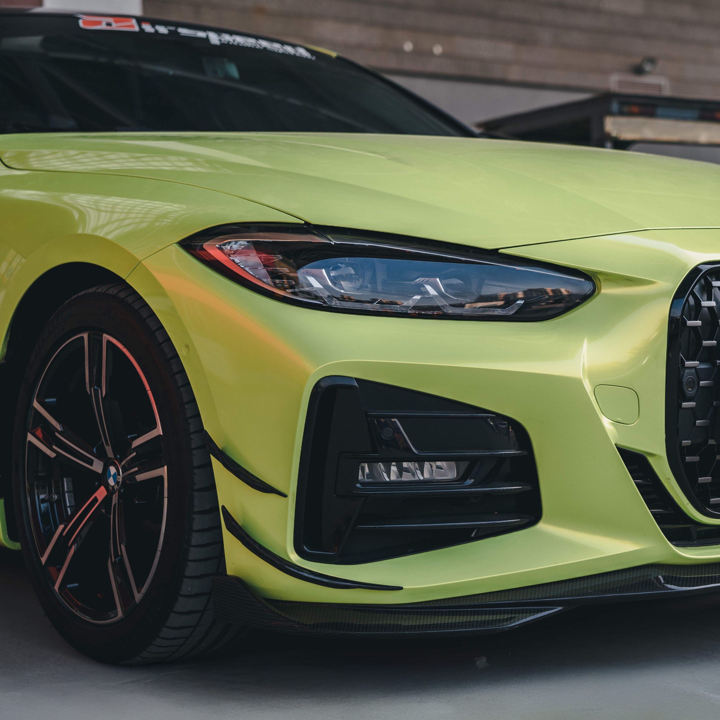 BMW TAKD Pre-Preg Carbon Fiber Front Canards for G22 4 Series