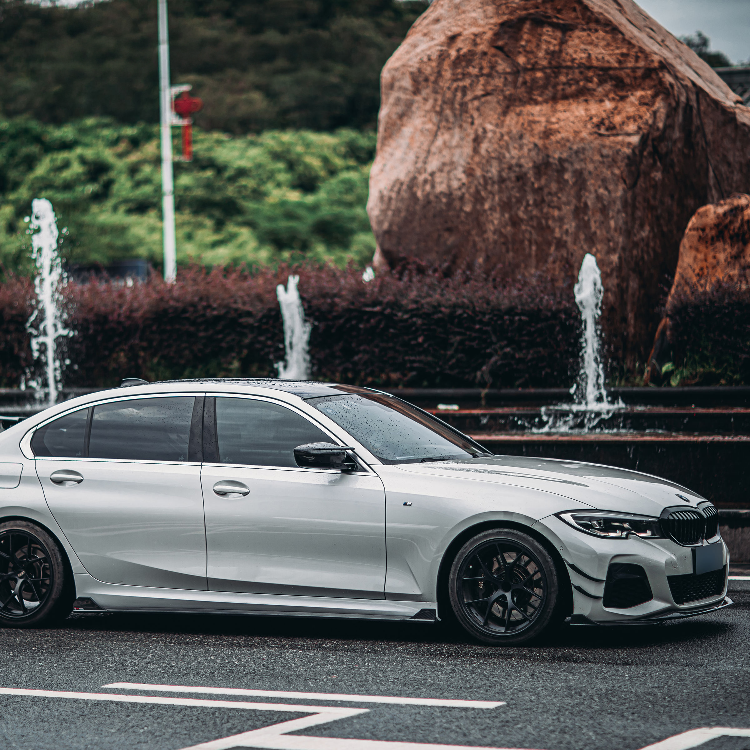 BMW TAKD V1 Pre-Preg Carbon Fiber Front Canards for G20 3 Series Pre-LCI