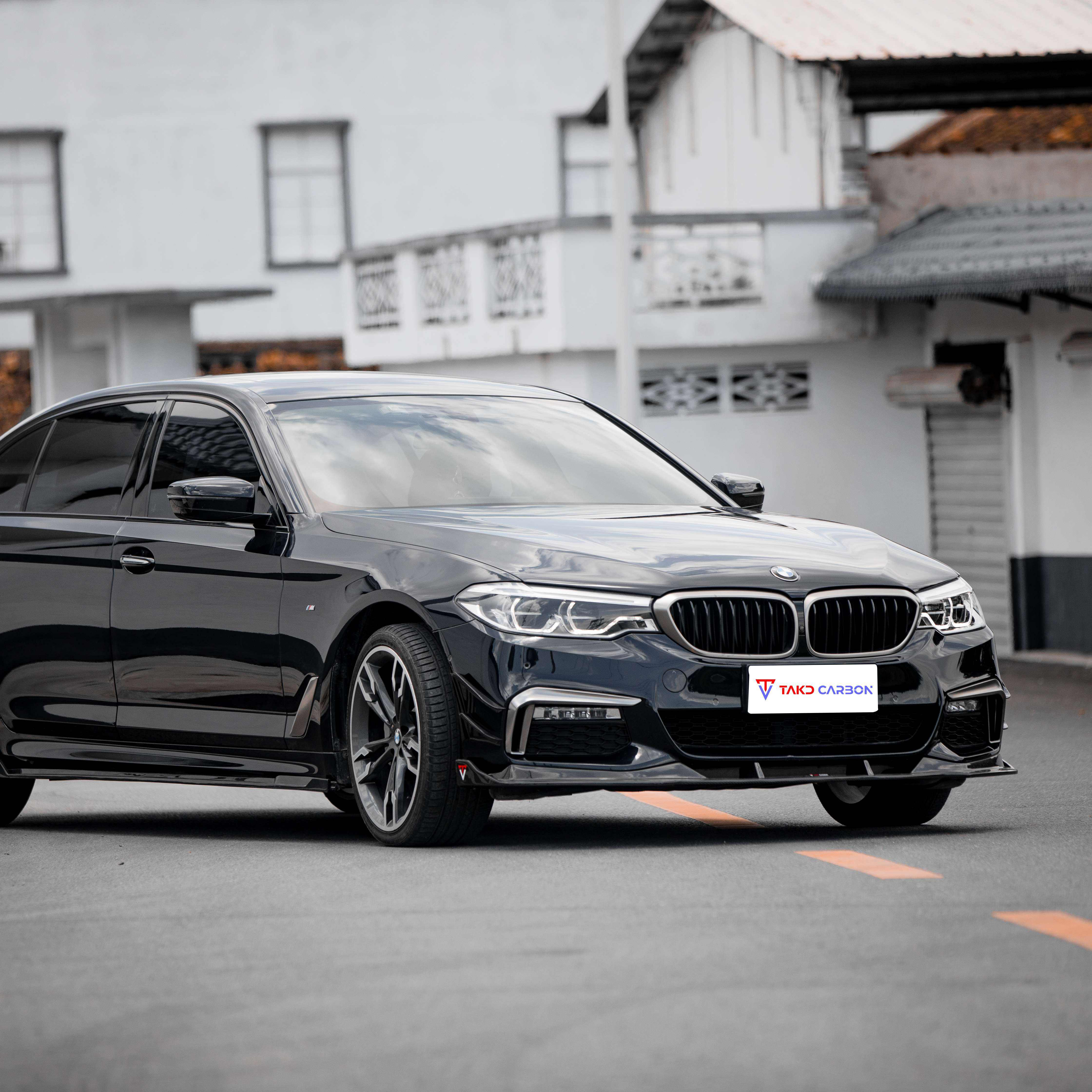 BMW TAKD Pre-Preg Carbon Fiber Front Canards for G30 5 Series Pre-LCI