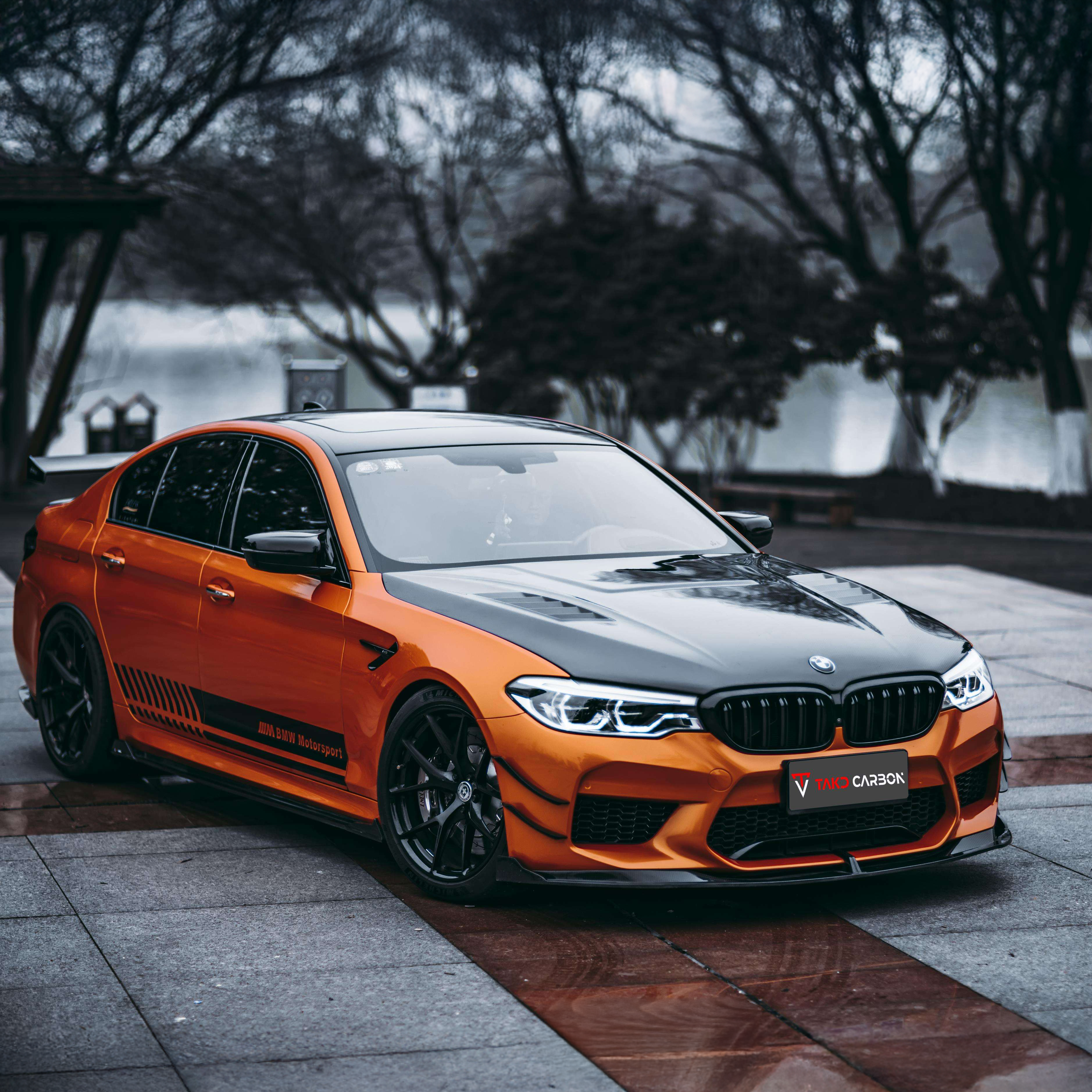 BMW TAKD Pre-Preg Carbon Fiber Front Canards F90 M5 Pre-LCI